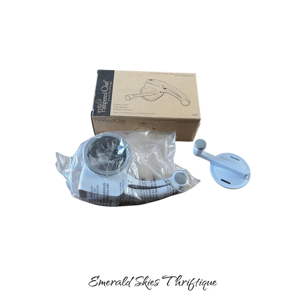The Pampered Chef - Rotary Cheese Grater - #1277 kitchen tool cheese grater
